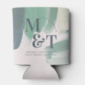 バチェロレッテ週末のパーティーの好意パーソナライズされた 缶クーラー (裏面)