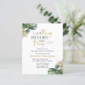 バチェロレッテ週末の旅程の予算招待状 (スタンド正面)