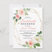バチェロレッテ週末アイコン旅程フローラ 招待状 (正面)
