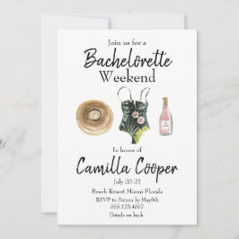 バチェロレッテ週末ゲータウェイ旅程 招待状