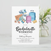 バチェロレッテ週末休暇の旅程招待状 招待状 (スタンド正面)