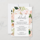 バチェロレッテ週末旅程赤面 招待状 (裏面)