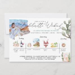 バチェロレッテ週末旅程|砂漠のサボテンの請求書 招待状
