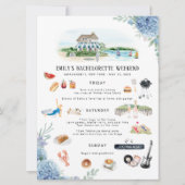 バチェロレッテ週末旅行 |アマガンセット(ニューヨーク) 招待状 (正面)