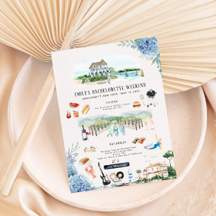 バチェロレッテ週末旅行  アマガンセット（ニューヨーク） 招待状