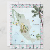 バチェロレッテ週末旅行 |カボサンルーカス 招待状 (裏面)