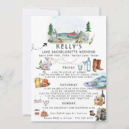 バチェロレッテ週末旅行 |サマーキャンプ 招待状
