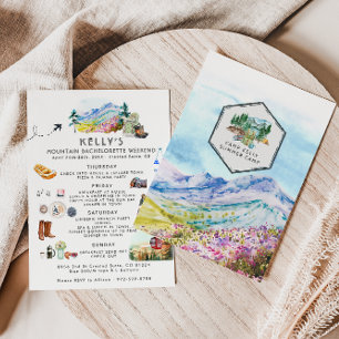 バチェロレッテ週末旅行  サマーキャンプ 招待状