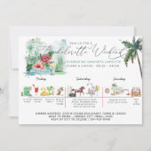 バチェロレッテ週末旅行 |タークス&カイコス 招待状 (正面)