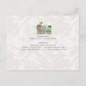 バチェロレッテ週末旅行 |チャールストン(SC) インビテーションポストカード (裏面)