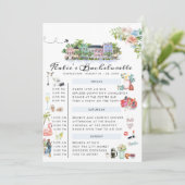 バチェロレッテ週末旅行 |チャールストン(SC) 招待状 (スタンド正面)