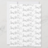 バチェロレッテ週末旅行 | ナッシュビル 招待状 (裏面)