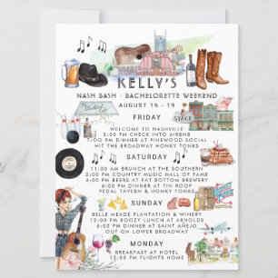 バチェロレッテ週末旅行   ナッシュビル 招待状