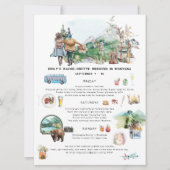 バチェロレッテ週末旅行 |フォレスト山 招待状 (正面)