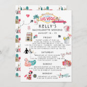 バチェロレッテ週末旅行 |ラスベガス 招待状 (正面/裏面)
