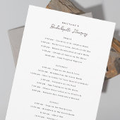 バチェロレッテ週末旅行 招待状