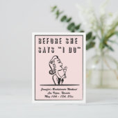 バチェロレッテ週末日付の保存 案内ポストカード (スタンド正面)