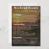 バチェロレッテ週末誌カバー 招待状 (裏面)