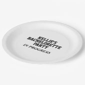 バチェロレッテ進行中の紙プレート ペーパープレート (アングル)