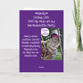 バチェロレッテ カード (裏面)