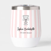 バチェロレッテ | ピンクストライプ色 | 名前と場所 (正面)