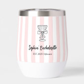 バチェロレッテ | ピンクストライプ色 | 名前と場所 (背面)