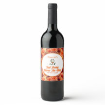 バチェロレッテ、ブライダルシャワーピーチオレンジ