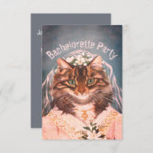 バチェロレッテ、ブライダルシャワー...招待 招待状 (正面/裏面)