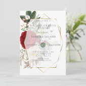 バチェロレッテ |ブルゴーニュアイボリー牡丹 招待状 (スタンド正面)