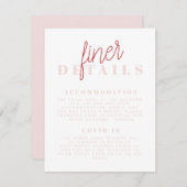 バチェロレッテ – ブロディ詳細カード エンクロージャーカード (正面/裏面)