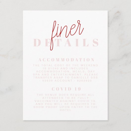 バチェロレッテ – ブロディ詳細カード エンクロージャーカード (正面)