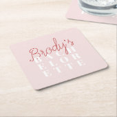 バチェロレッテ – ブロディ スクエアペーパーコースター (アングル)