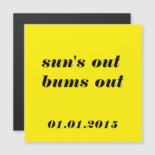 バチェロレッテ マグネット招待状 (正面/裏面)