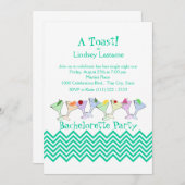 バチェロレッテ、マルティニ・パレード 招待状 (正面/裏面)