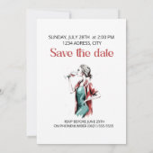 バチェロレッテ 招待状 (裏面)