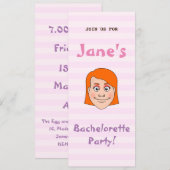 バチェロレッテ 招待状 (正面/裏面)
