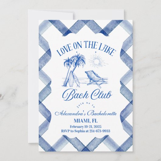 バチェロレッテ 招待状 (正面)