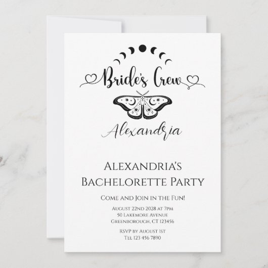 バチェロレッテ 招待状 (正面)