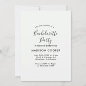 バチェロレッテ 招待状 (正面)