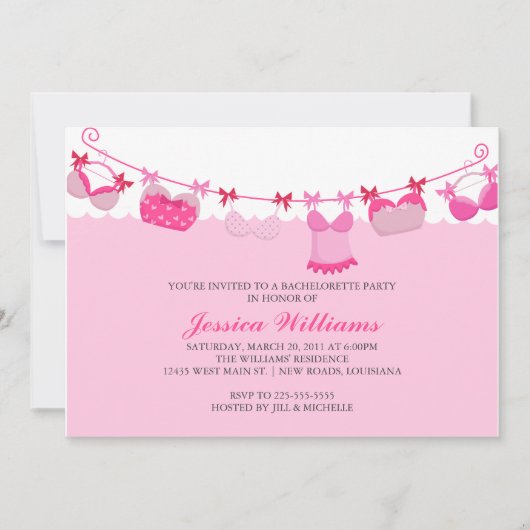 バチェロレッテ 招待状 (正面)