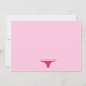 バチェロレッテ 招待状 (裏面)