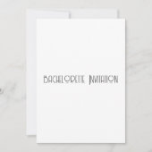 バチェロレッテ 招待状 (正面)