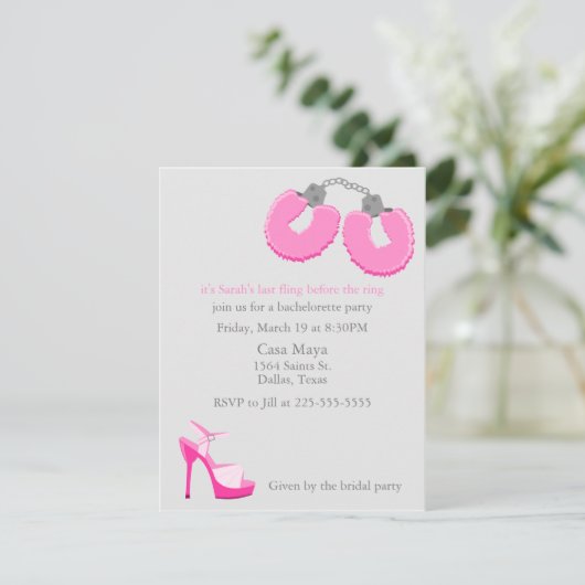 バチェロレッテ 招待状 (スタンド正面)