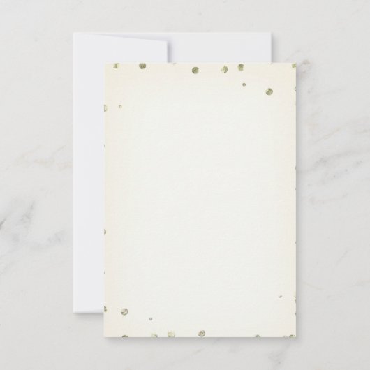 バチェロレッテ 招待状 (裏面)