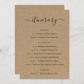 /バチェロレッテ/誕生日の旅程結婚 プログラム (正面/裏面)