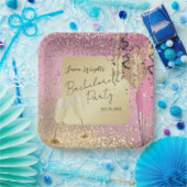 バチェロレッテ/誕生日パーティー – ピンク ペーパープレート (パーティー)