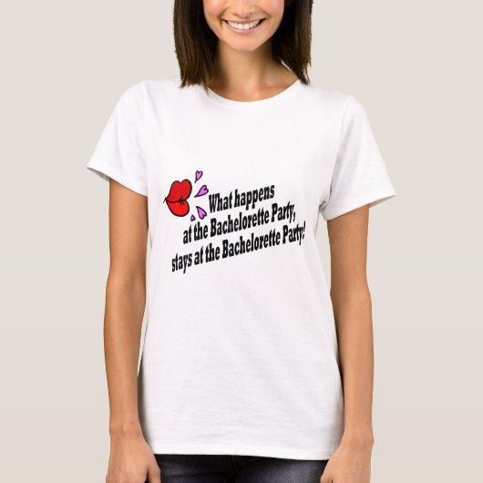 バチェロレッテ.... Tシャツ (正面)