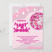 バチェロレッテGroovy最後のディスコ招待状、ディスコボール 招待状 (正面)