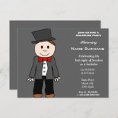 バチェロレパーティー、スタッグパーティー、グルームシャワー.... インビテーションポストカード