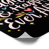 バチェロ嫁の後ずっと笑い声と幸せに ポスター (角)